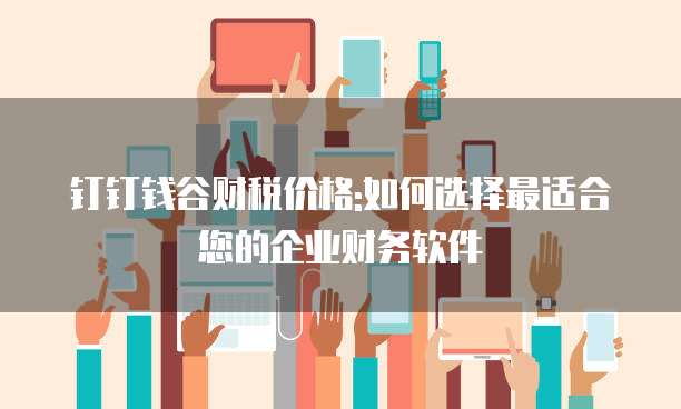 钉钉钱谷财税价格:如何选择最适合您的企业财务软件