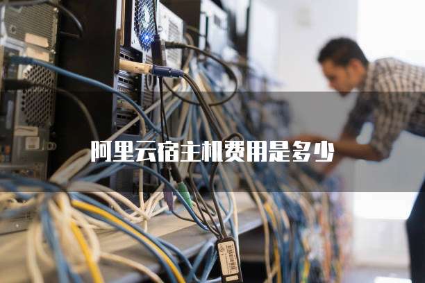 阿里云宿主机费用是多少