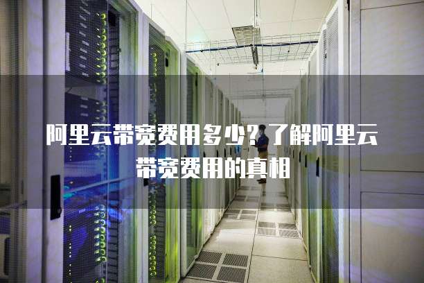 阿里云带宽费用多少?了解阿里云带宽费用的真相