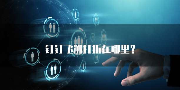钉钉飞溯打折在哪里？