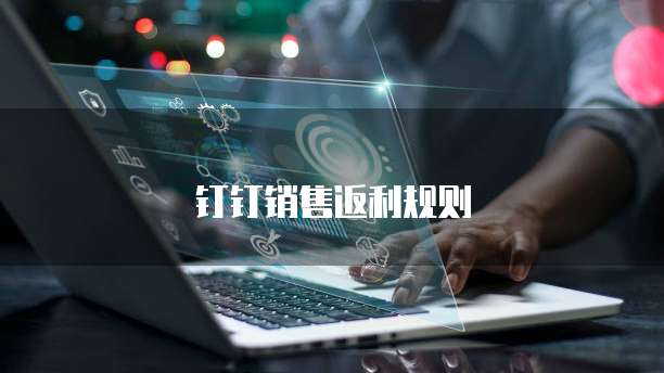 钉钉销售返利规则