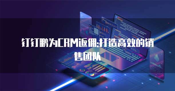 钉钉鹏为CRM返佣:打造高效的销售团队