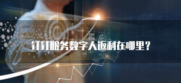 钉钉服务数字人返利在哪里？