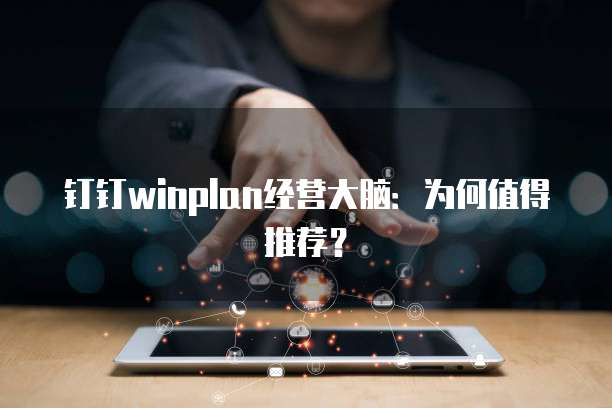 钉钉winplan经营大脑：为何值得推荐？