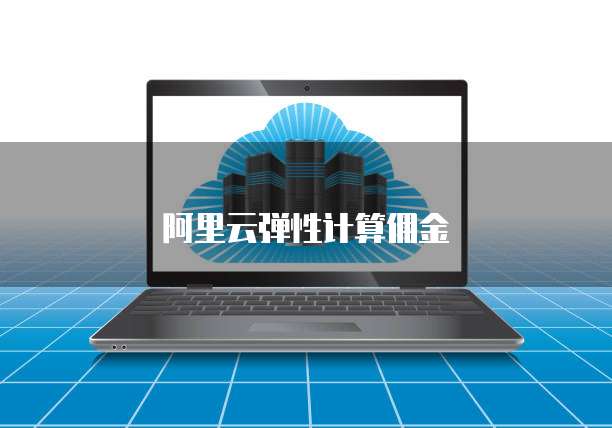 阿里云弹性计算佣金