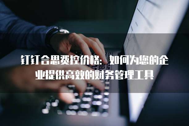 钉钉合思费控价格：如何为您的企业提供高效的财务管理工具