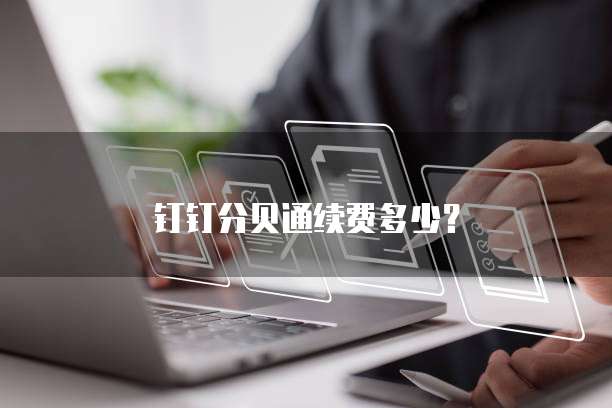 钉钉分贝通续费多少？