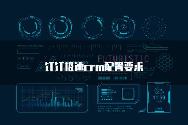 钉钉极速crm配置要求