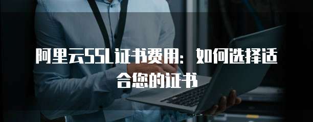 阿里云SSL证书费用：如何选择适合您的证书