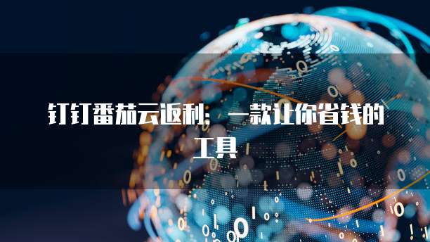 钉钉番茄云返利:一款让你省钱的工具