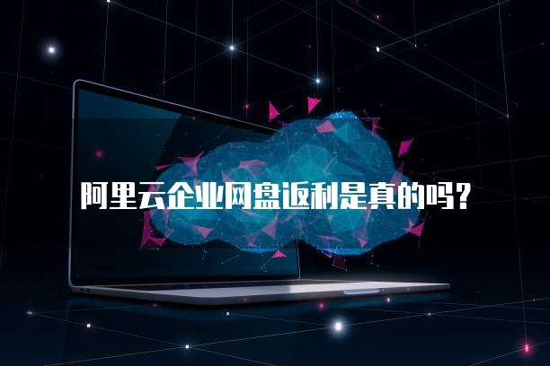 阿里云企业网盘返利是真的吗?