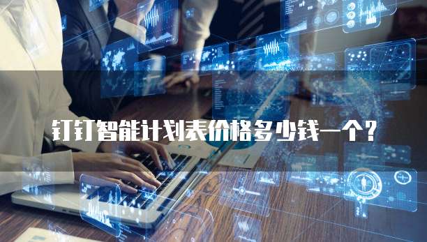 钉钉智能计划表价格多少钱一个?