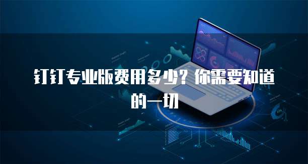 钉钉专业版费用多少?你需要知道的一切