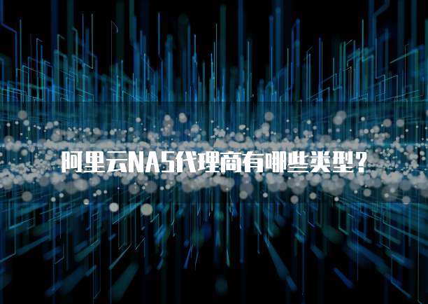 阿里云NAS代理商有哪些类型?