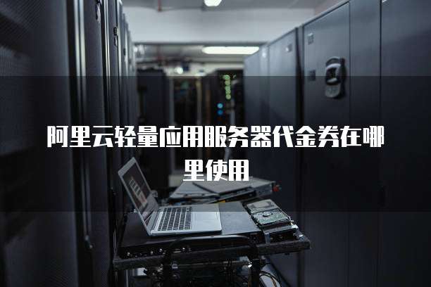 阿里云轻量应用服务器代金券在哪里使用