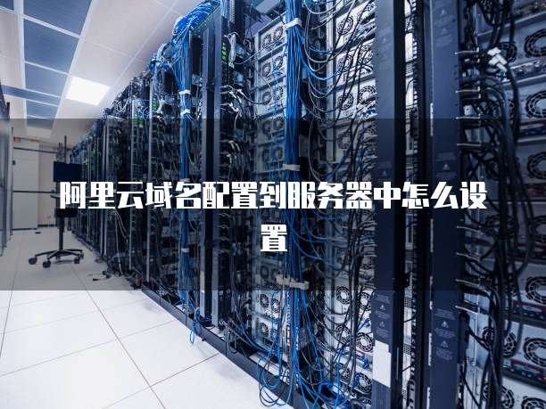 阿里云域名配置到服务器中怎么设置