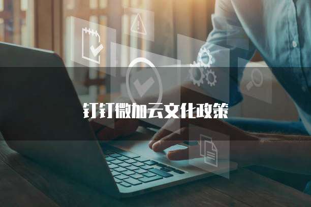 钉钉微加云文化政策