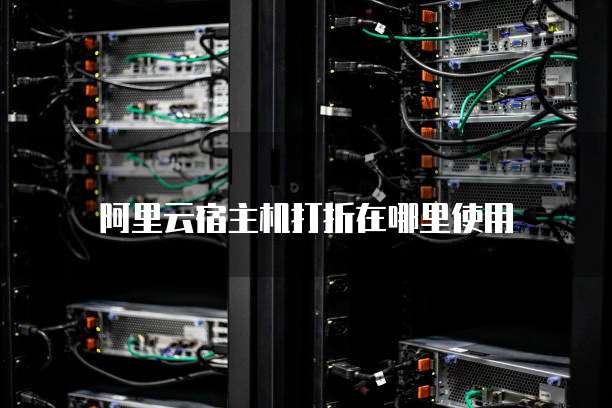 阿里云宿主机打折在哪里使用
