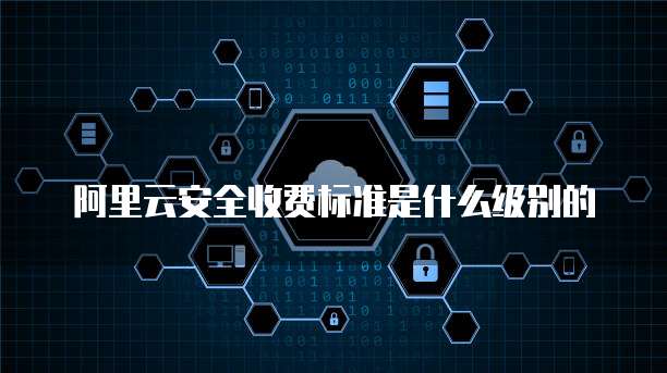 阿里云安全收费标准是什么级别的