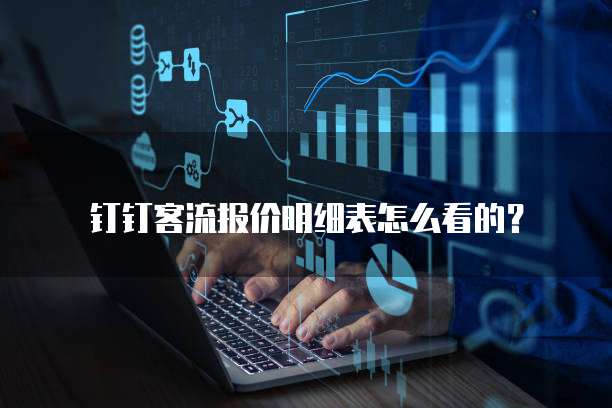 钉钉客流报价明细表怎么看的?