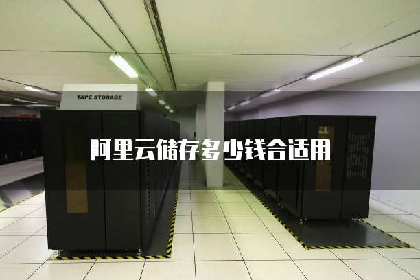 阿里云储存多少钱合适用