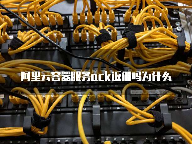 阿里云容器服务ack返佣吗为什么