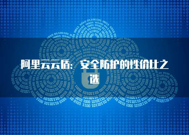 阿里云云盾:安全防护的性价比之选