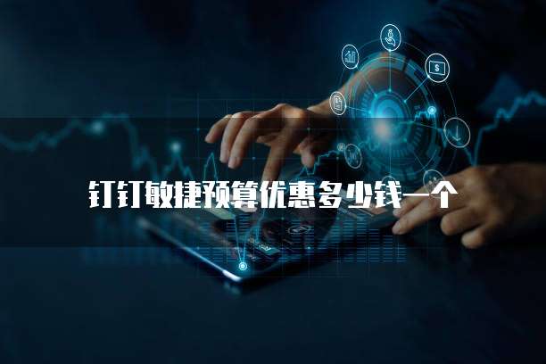 钉钉敏捷预算优惠多少钱一个