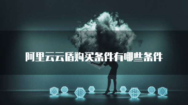 阿里云云盾购买条件有哪些条件