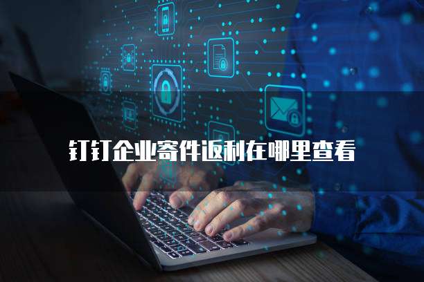 钉钉企业寄件返利在哪里查看