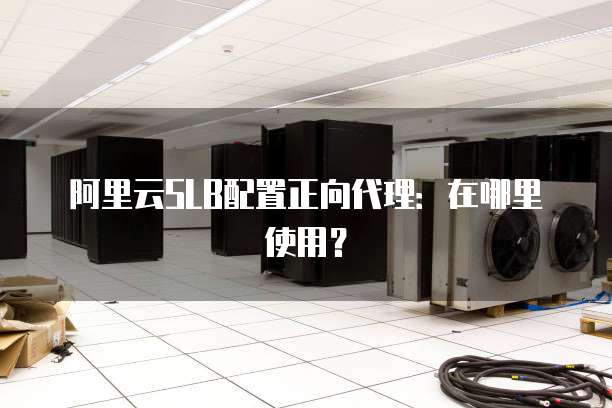 阿里云SLB配置正向代理:在哪里使用?