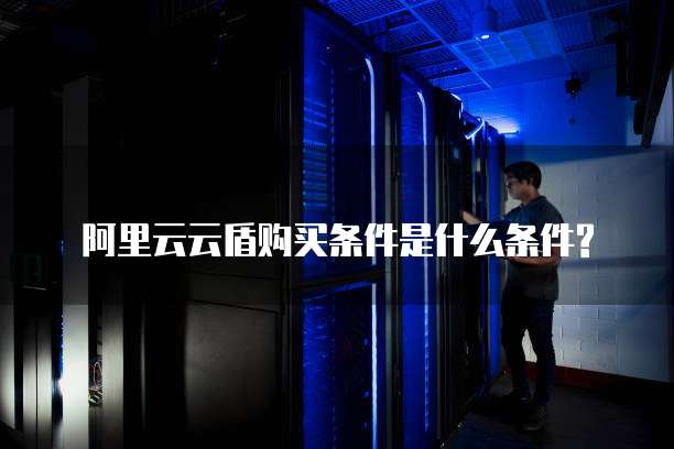 阿里云云盾购买条件是什么条件?