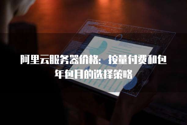 阿里云服务器价格:按量付费和包年包月的选择策略