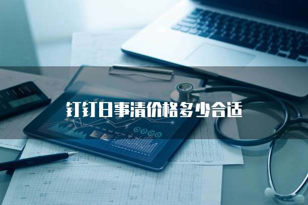 钉钉日事清价格多少合适