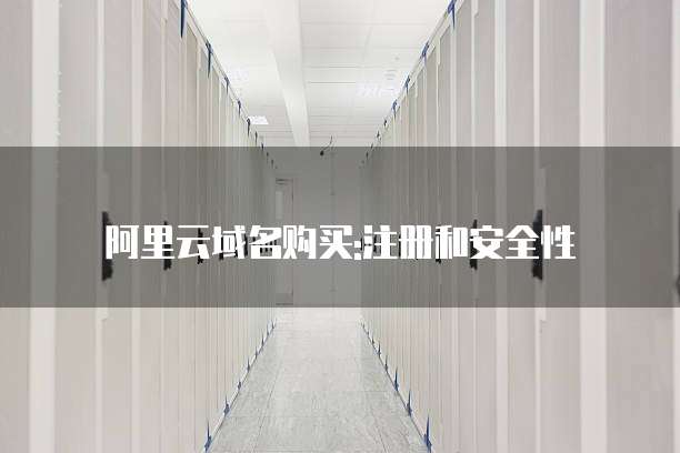 阿里云域名购买:注册和安全性