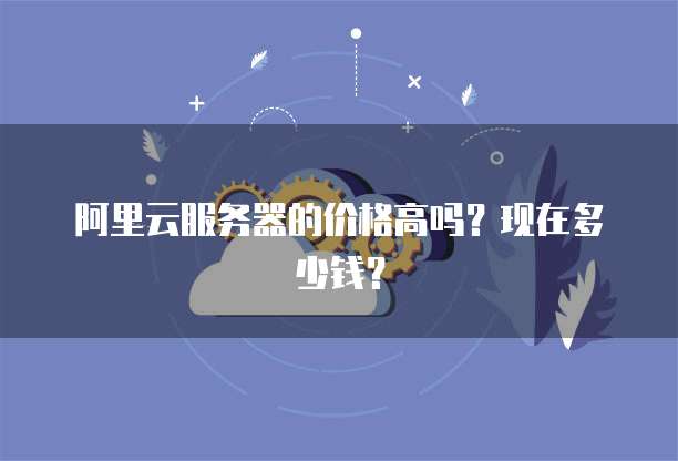 阿里云服务器的价格高吗?现在多少钱?