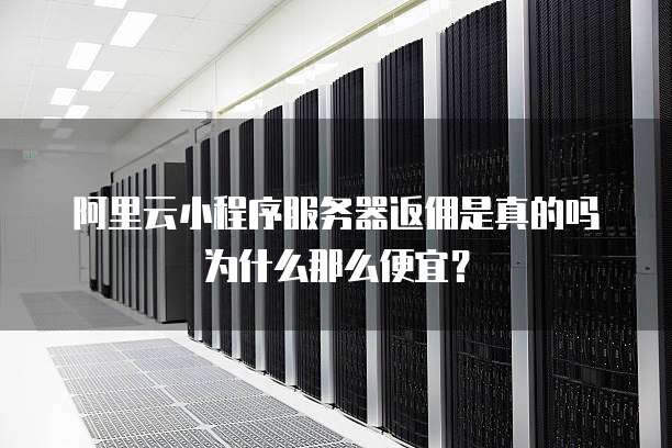 阿里云小程序服务器返佣是真的吗为什么那么便宜?