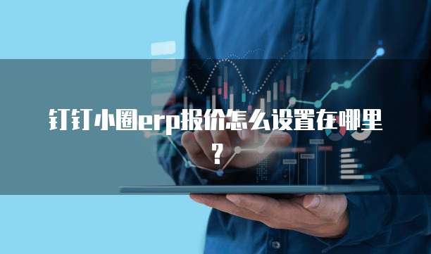 钉钉小圈erp报价怎么设置在哪里?