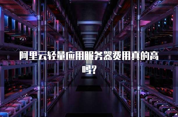 阿里云轻量应用服务器费用真的高吗？
