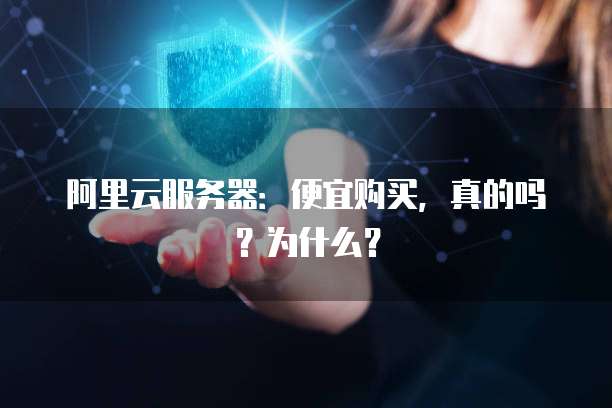 阿里云服务器:便宜购买,真的吗?为什么?