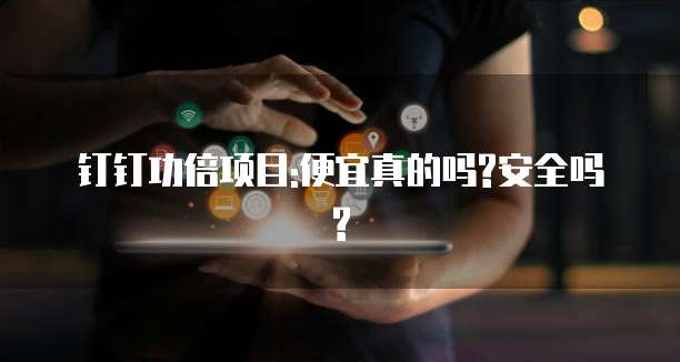钉钉功倍项目:便宜真的吗?安全吗?