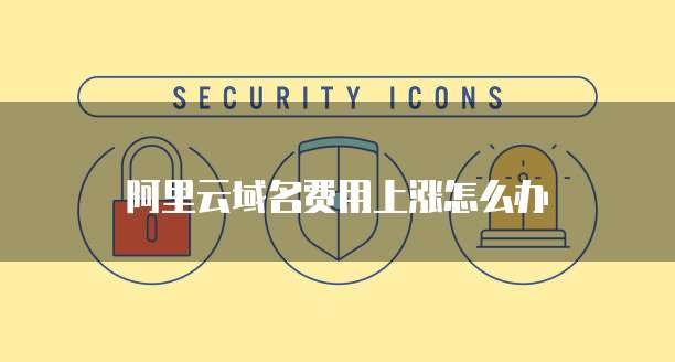 阿里云域名费用上涨怎么办