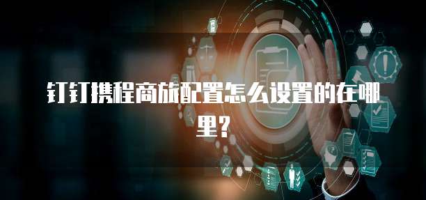 钉钉携程商旅配置怎么设置的在哪里?