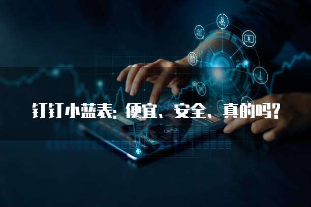 钉钉小蓝表: 便宜、安全、真的吗?