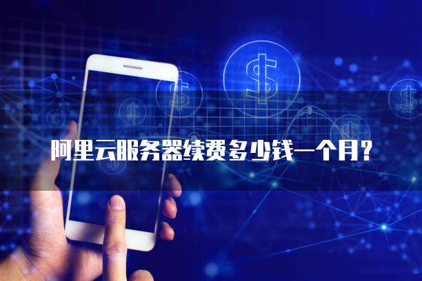 阿里云服务器续费多少钱一个月?