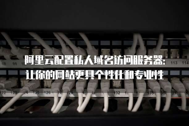 阿里云配置私人域名访问服务器：让你的网站更具个性化和专业性