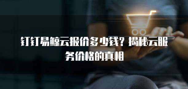 钉钉易鲸云报价多少钱?揭秘云服务价格的真相