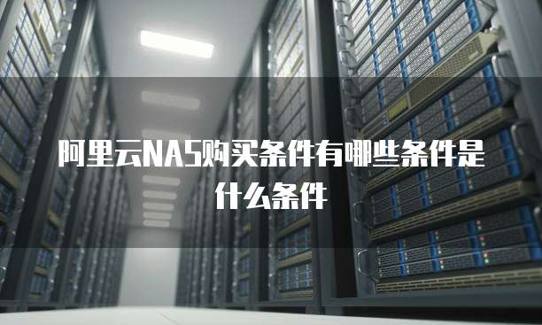 阿里云NAS购买条件有哪些条件是什么条件