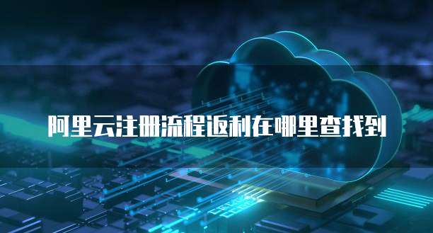 阿里云注册流程返利在哪里查找到