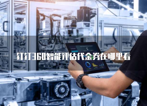 钉钉360智能评估代金券在哪里看